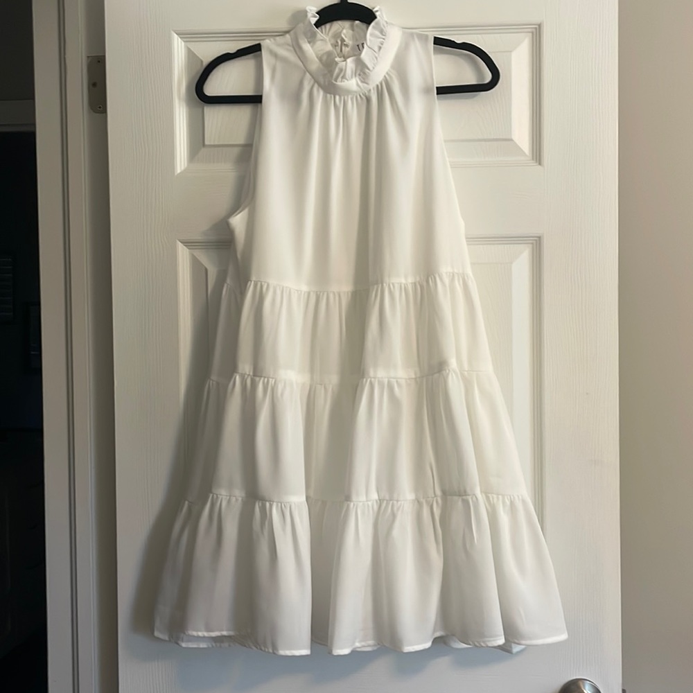 TCEC Babydoll Style White Dress/ Women’s Large